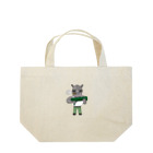 ネコモトタロウショップのバズーカを持つサイ Lunch Tote Bag