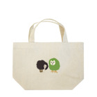 いきものや　のの（別館）のキーウィとカカポ【文字無し】 Lunch Tote Bag