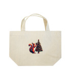 niko&PANDA shopのリスのクリスマス Lunch Tote Bag