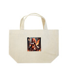 LONGSTONEのフレイムキャットガール Lunch Tote Bag