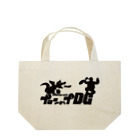 【ボウリング】プロショップDGのモノクロ プロショップDG Lunch Tote Bag