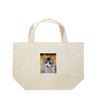 猫アートグッズのAdina Voicu 《Tabby cat with blue eyes》 Lunch Tote Bag