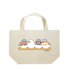 TeaDrop.Cのキンカチョウ（枠付き） Lunch Tote Bag