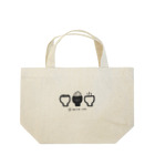TRUNK siteの一汁三菜（ブラック） Lunch Tote Bag