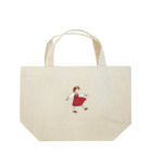 かとう・さくらの赤いワンピースちゃん Lunch Tote Bag
