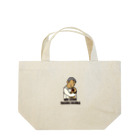 BEAM's STOREの【パパとわんこ（papa et chien)】Nous serons toujours ensemble. Lunch Tote Bag
