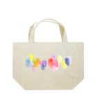 c5watercolorの水彩ペイント・カラフルその2 Lunch Tote Bag
