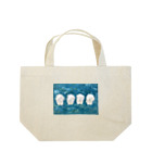 KACHA の暴風犬シリーズ　ビション4カット Lunch Tote Bag