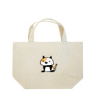 うさやのパンダ風味の三毛猫 Lunch Tote Bag