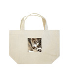 あゆのしおやきの猫(キジシロ) Lunch Tote Bag
