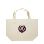 PALA's SHOP　cool、シュール、古風、和風、のLION　face１ Lunch Tote Bag