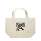 namuhatimanの木を登っているゴリラ Lunch Tote Bag