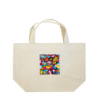 8890のポップアート Lunch Tote Bag