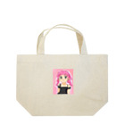 ワンダーワールド・ワンストップのピンク髪の少女 Lunch Tote Bag