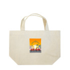 CyberArmadilloの湘南藤沢（2430）夕焼けコレクション Lunch Tote Bag