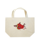 さかたようこ / サメ画家の苺ととろけるおサメさん | TOROKERU SHARK Strawberry Lunch Tote Bag
