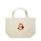 ganeshaのスーパーヒーローのマントを着たかわいいライオン Lunch Tote Bag