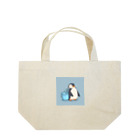 ganeshaのかわいいペンギンとおもちゃのバケツ Lunch Tote Bag