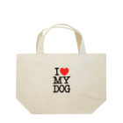 I LOVE SHOPのI LOVE MY DOG ランチトートバッグ