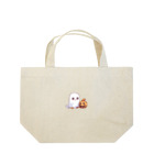 Vasetti_pressの可愛いおばけとカボチャ Lunch Tote Bag