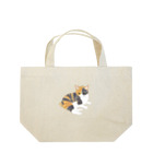 湊文のぼんやり猫 Lunch Tote Bag