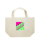 ココから（こーひーまる。）のカラフラミンゴ_2 Lunch Tote Bag