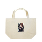 可愛い女の子グッズ販売の可愛いJKポニーテール Lunch Tote Bag