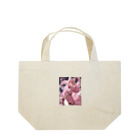 kozougamaのかわいいピンク髪の毛の娘 Lunch Tote Bag