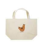 サトウノリコ*のV字バランスするクマ(いろ) Lunch Tote Bag