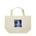 ZZRR12の月と共に輝く美女 Lunch Tote Bag