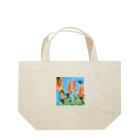 犬の大きな目屋のsunflower Lunch Tote Bag