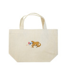 aokitaの馬と女性 Lunch Tote Bag