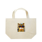 幻想的で創造的の猫にサングラス Lunch Tote Bag