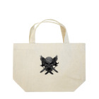 Shin〜HTのお店のドクロ切り抜き Lunch Tote Bag