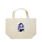 AQUAMETAVERSEの花菖蒲の優美な香り　BLUE PLUM  691 Lunch Tote Bag