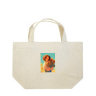 AQUAMETAVERSEのひまわり畑でキラキラ笑顔　BLUE PLUM  691 Lunch Tote Bag