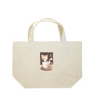 カプチーノ猫🐱ののほほんカプチーノ猫🐱 Lunch Tote Bag
