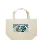 kawadangoのかわいい緑の車 ランチトートバッグ