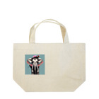 おしゃれな動物のおしゃれなゾウ Lunch Tote Bag