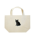kikkutontonのクロネコ おだんごしっぽ Lunch Tote Bag