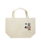 100maruのねこ百センセーといぬ山系くん Lunch Tote Bag