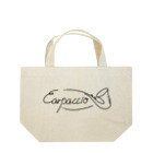 carpaccioのカルパッチョの筆記体 ランチトートバッグ