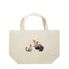 GratitudeGlow GlobalのNeko chan と　姫様 Lunch Tote Bag