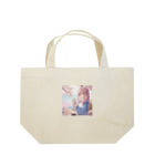 CAT WARのネコと花見 Lunch Tote Bag