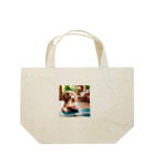 mitsu0123456の可愛い卓球犬 Lunch Tote Bag