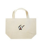 satayaのドット絵の鼻メガネです Lunch Tote Bag