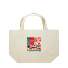 nuuartのドーパミンデコールの色彩美学 Lunch Tote Bag