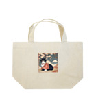 にゃんこグッズのにゃんこ浮世絵ニャン🎵 Lunch Tote Bag