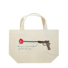 ENFAB DESIGN WORKSのレッドローズ-2 Lunch Tote Bag