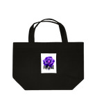 Future Starry Skyの紫色の薔薇 Lunch Tote Bag